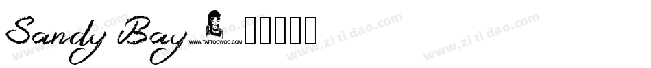 Sandy Bay字体转换